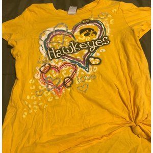Girls L IA Hawkeyes tee